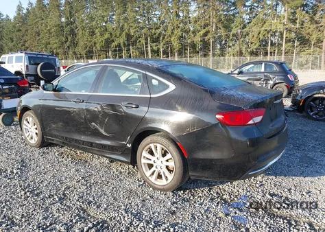 2015 Chrysler 200 Limited z USA, uszkodzony, nr VIN 1C3CCCAB9FN701321